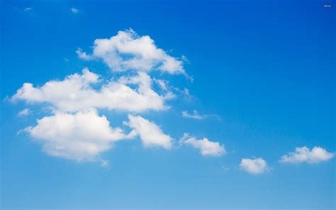 Hot Air Balloon in Blue Sky